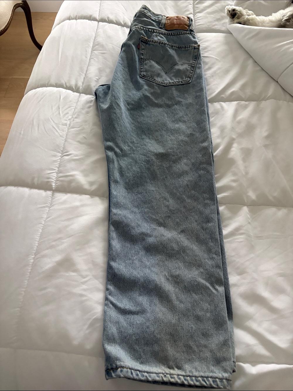 Levi's Light Blue Straight-Leg Mens Jeans